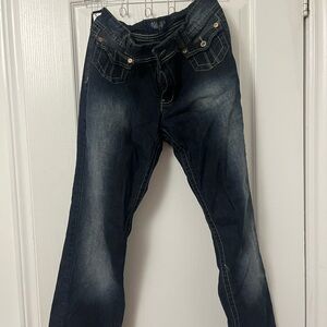 Dark Wash Denim Jeans